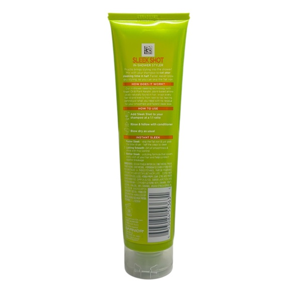 (3) Garnier Fructis Sleek Shot In-Shower Styler  5.1oz Mix w/ Shampoo, Cuts Time - Picture 4 of 4